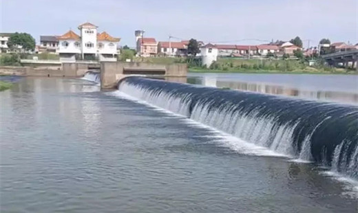 沙河橡膠壩蓄水，為3.75萬畝農(nóng)田解渴
